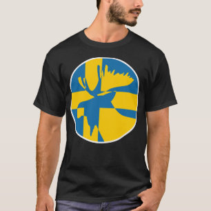 Schweden: Nationale schwedische Tierflagge T-Shirt