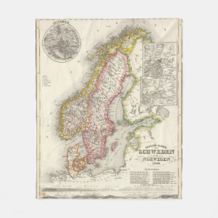 Schweden, Norwegen 2 2 Fleecedecke