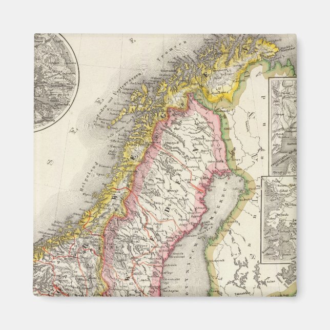 Schweden, Norwegen 2 Magnet (Vorne)