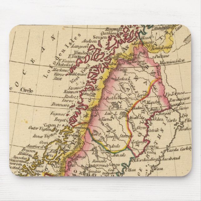Schweden, Norwegen 2 Mousepad (Vorne)
