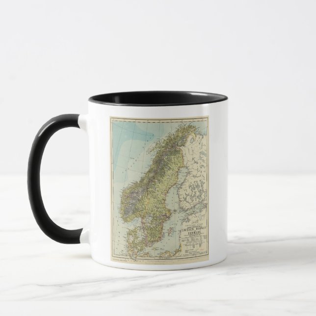 Schweden, Norwegen, Dänemark Tasse (Links)