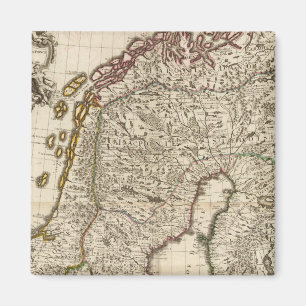 Schweden, Norwegen, Europa 2 Magnet