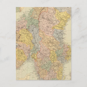 Schweden, Norwegen Postkarte