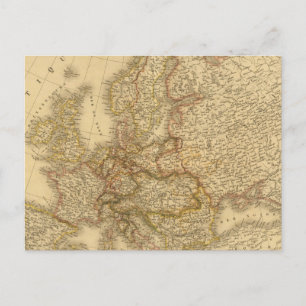 Schweden, Norwegen und Dänemark Postkarte