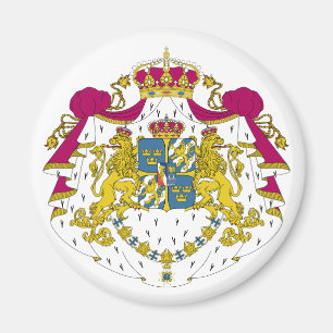 Schweden - Offizielles Wappen-Symbol Magnet