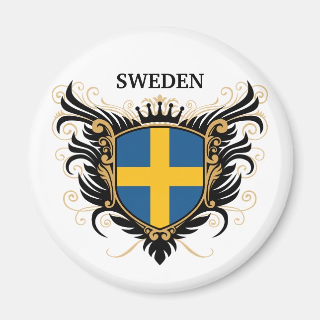 Schweden [personalisieren] magnet (Vorne)