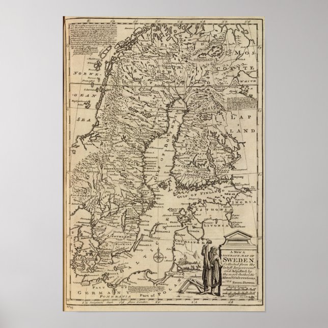 Schweden Poster (Vorne)