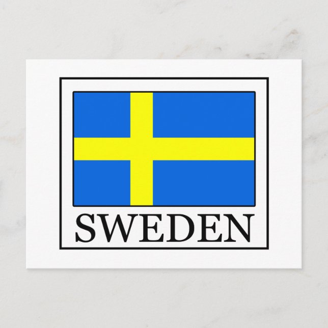 Schweden Postkarte (Vorderseite)
