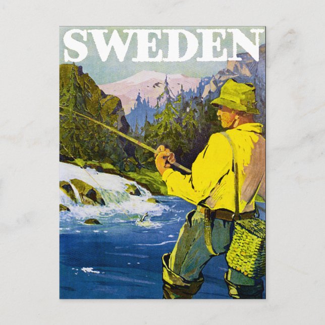 Schweden Postkarte (Vorderseite)
