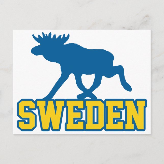 Schweden Postkarte (Vorderseite)
