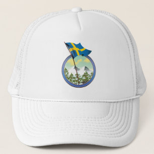 Schweden Retrologo Truckerkappe