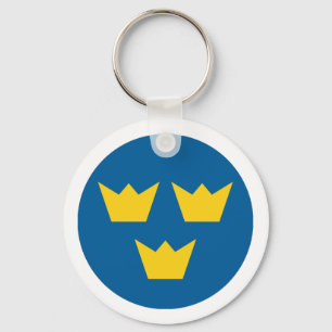 Schweden roundel schlüsselanhänger