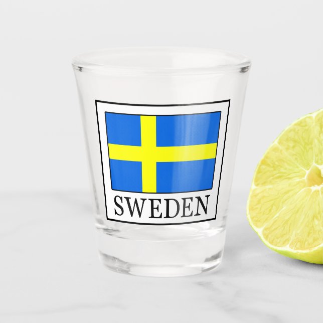 Schweden Schnapsglas (Vorderseite)