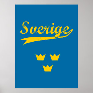 Schweden, Schweden, 3 Kronen, Poster
