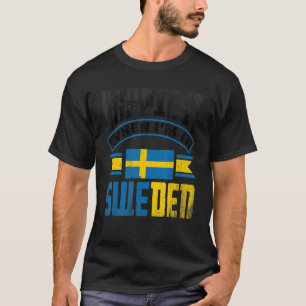 Schweden Schweden Flag am glücklichsten, wenn ich  T-Shirt