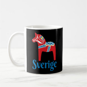 Schweden Schweden Schweden Schweden Dala Horse Dal Kaffeetasse