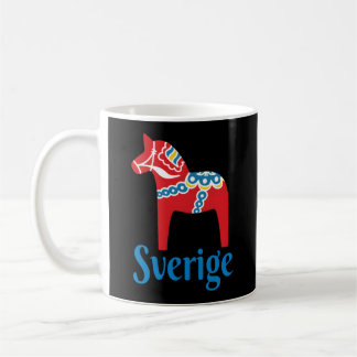 Schweden Schweden Schweden Schweden Dala Horse Dal Kaffeetasse