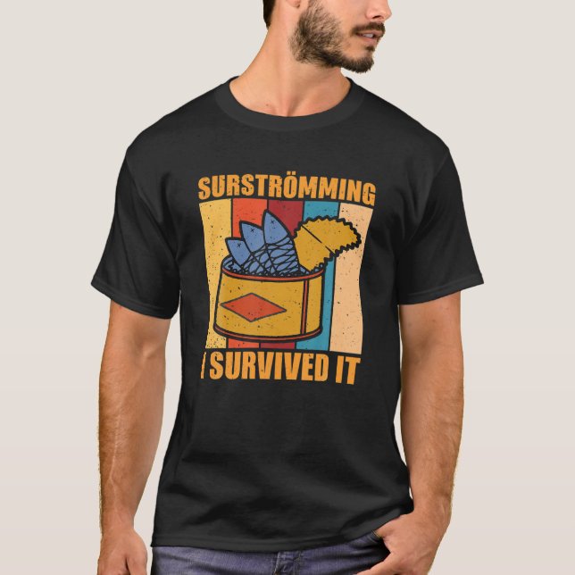 Schweden Schweden Surstromming Funny Sprichwort T-Shirt (Vorderseite)