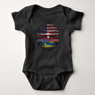 Schweden Schweden USA USA Vereinigte Staaten Tree Baby Strampler