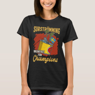 Schweden Schwedische Fischspezialität Surstromming T-Shirt
