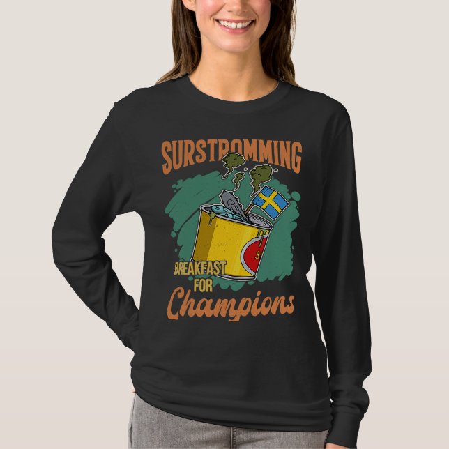 Schweden Schwedische Fischspezialität Surstromming T-Shirt (Vorderseite)