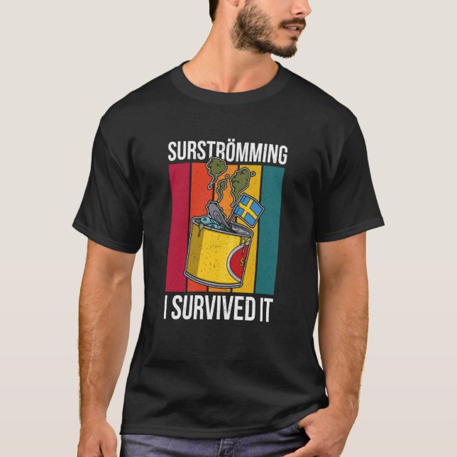 Schweden Schwedische Fischspezialität Surstromming T-Shirt (Vorderseite)