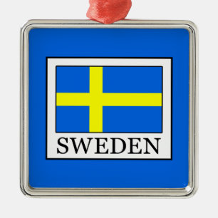 Schweden Silbernes Ornament
