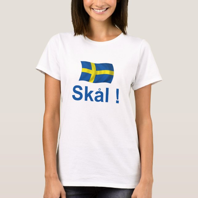 Schweden Skal! T-Shirt (Vorderseite)