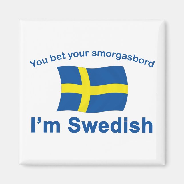 Schweden Smorgasbord 1 Magnet (Vorne)