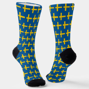 Schweden Socken, patriotische schwedische Flaggenm Socken