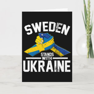Schweden steht hinter der Ukraine Ukrainische Schw Karte