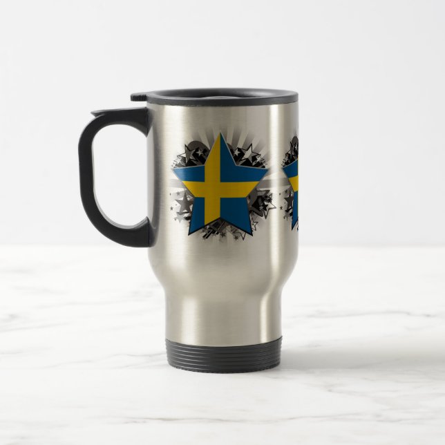 Schweden-Stern Reisebecher (Links)