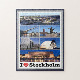Schweden - Stockholm - I Liebe - Puzzle