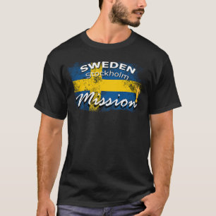 Schweden Stockholm Mormon LDS Mission Missionar T-Shirt