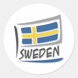 Schweden - Stolz X Runder Aufkleber