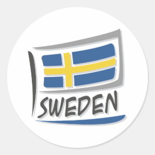Schweden - Stolz X Runder Aufkleber