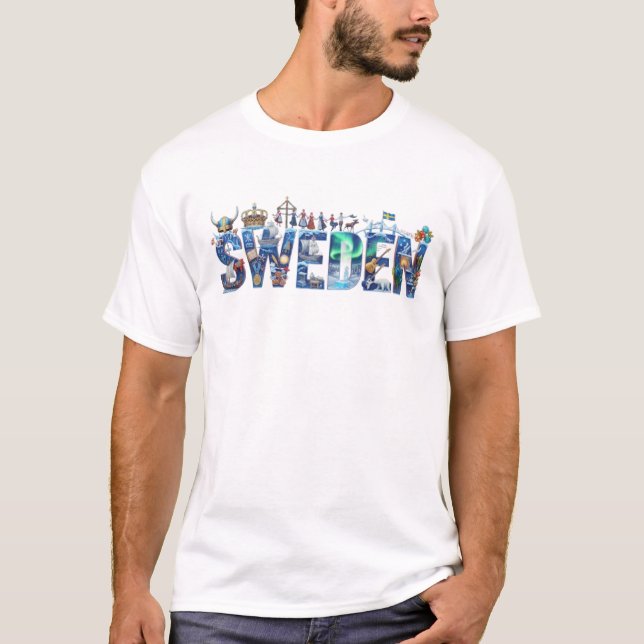 SCHWEDEN T-Shirt (Vorderseite)