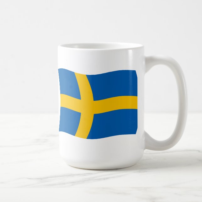Schweden Tasse der Flagge (Rechts)