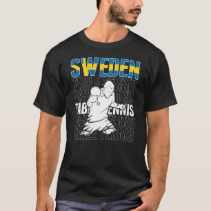 Schweden Tischtennis Unterstützen Sie Schwedisch T-Shirt