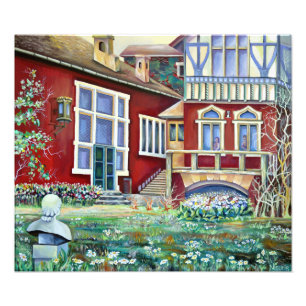 Schweden, Traditionelle Landschaft Fotodruck