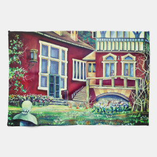 Schweden, Traditionelle Landschaft Küchentuch