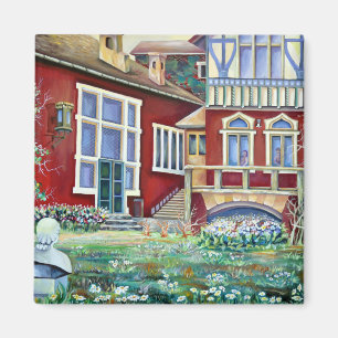 Schweden, Traditionelle Landschaft Magnet