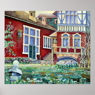 Schweden, Traditionelle Landschaft Poster