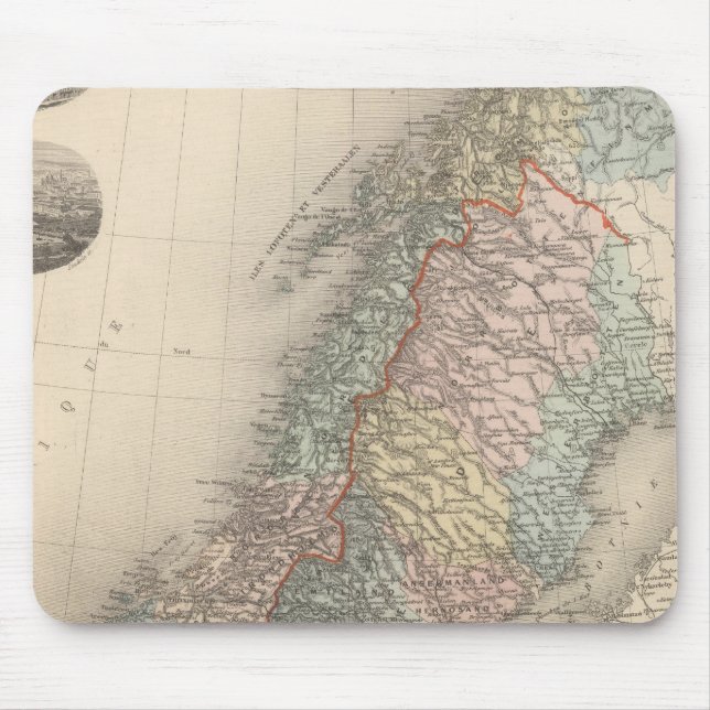 Schweden und Norwegen 2 Mousepad (Vorne)