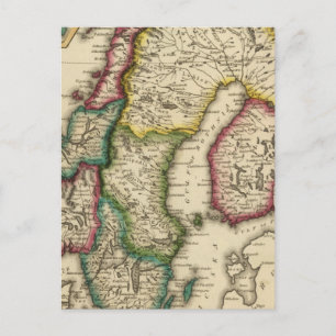 Schweden und Norwegen 2 Postkarte