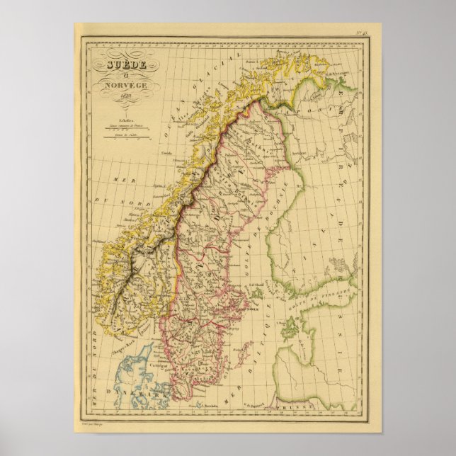 Schweden und Norwegen 3 Poster (Vorne)