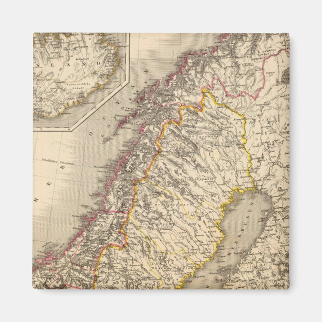 Schweden und Norwegen 5 Magnet (Vorne)