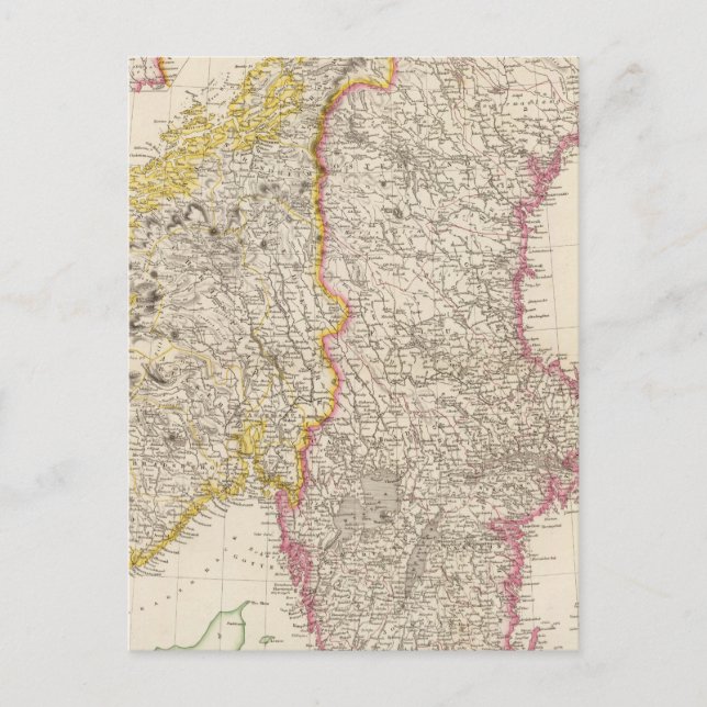 Schweden und Norwegen 7 Postkarte (Vorderseite)