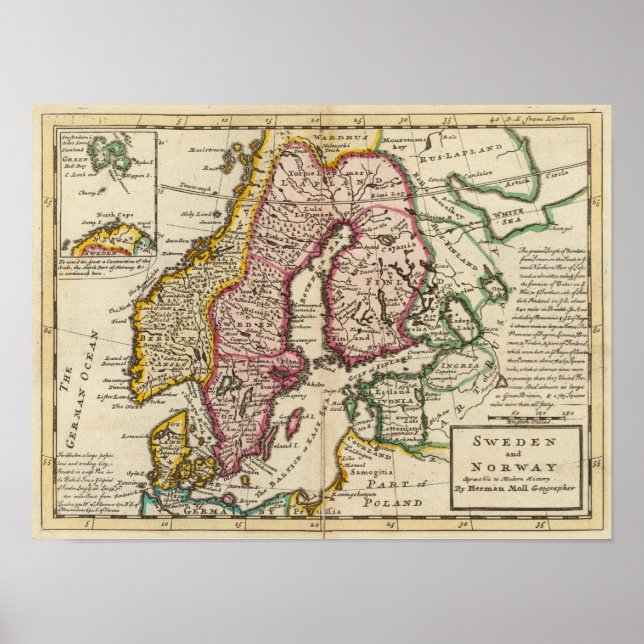 Schweden und Norwegen 9 Poster (Vorne)
