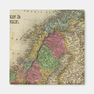Schweden und Norwegen Magnet